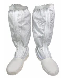 Giày ủng tĩnh điện kẻ sọc giầy pvc mặt da k lưới